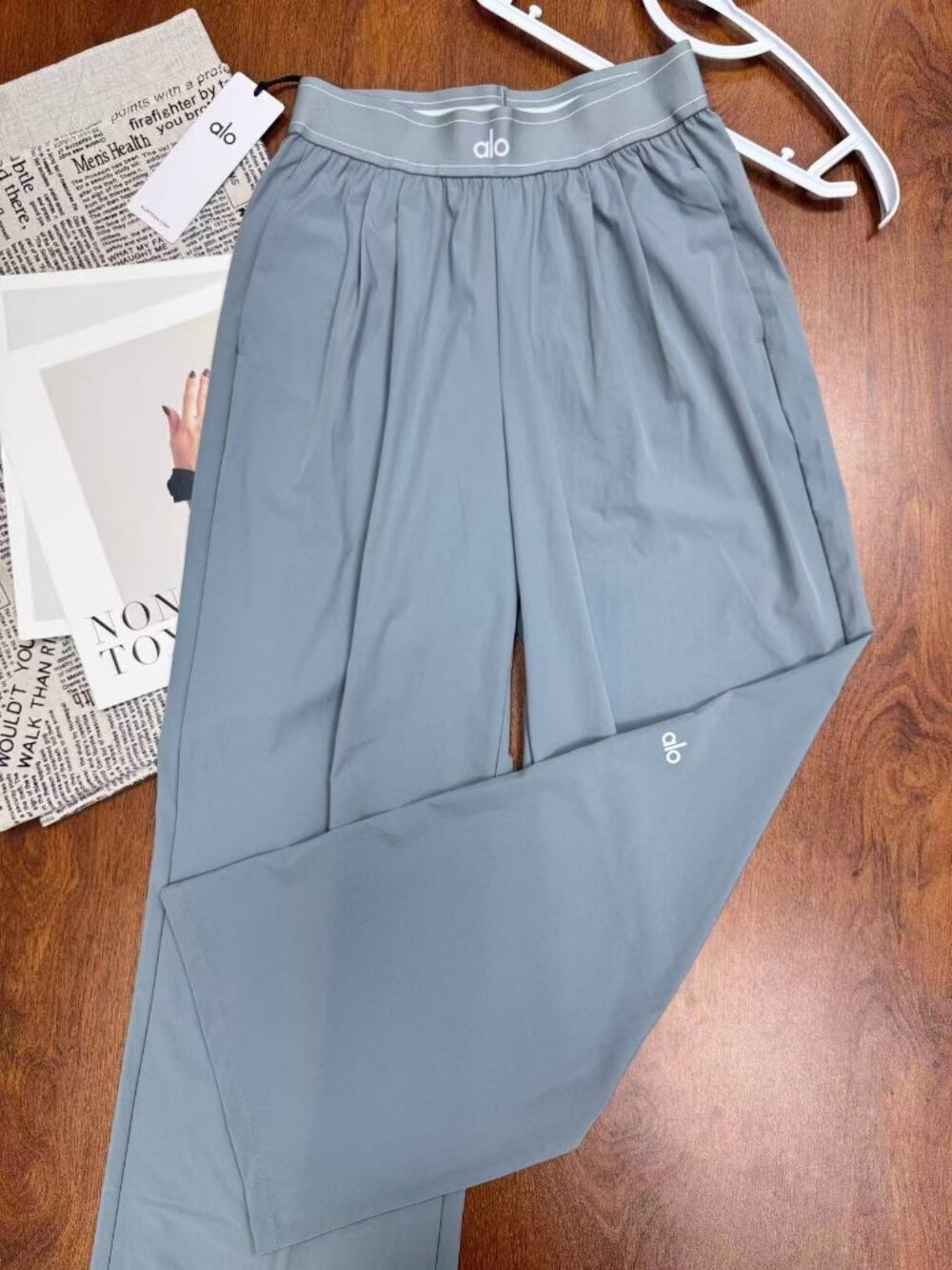 ALO Yoga Women's Suit Up Trouser Steel Grey (Regular 30“inches) NWT💥